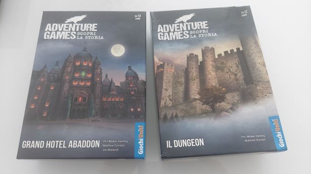 2 giochi da tavolo (escape room)