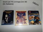 Giochi per pc vintage (boxati) ORIGINALI, FUNZIONANTI