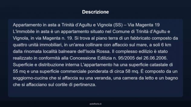 Immobile in asta di 55 m² in vendita a Trinità d'Agultu e Vignola - Foto 17