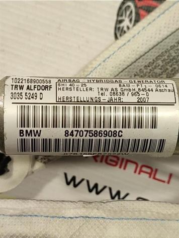 AIRBAG A TENDINA LATO SINISTRO BMW Serie 1 Serie (E87) 84707586908C 30355249D (0407) - Foto 2
