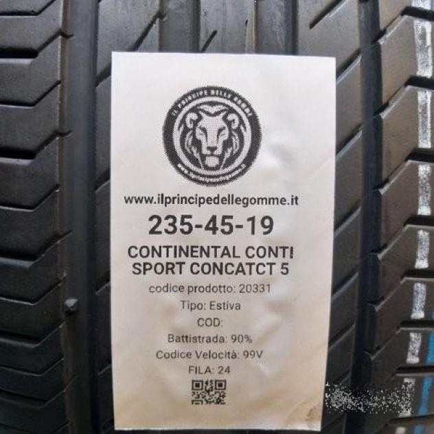 2 gomme 235 45 19 continental a20331