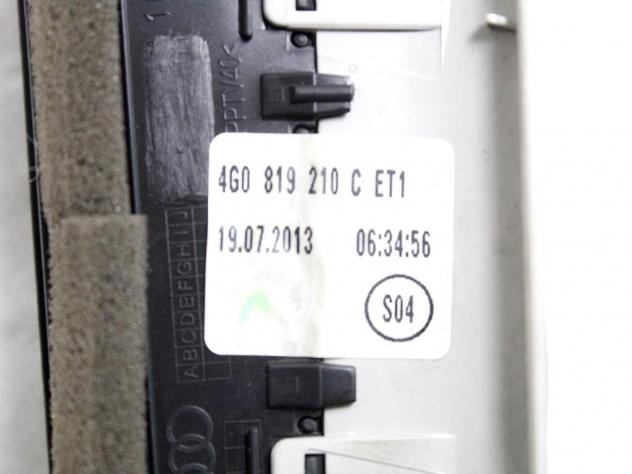 4G0819210C BOCCHETTA AERAZIONE MONTANTE CENTRALE LATO DESTRO AUDI A6 C7 SW 2.0 D 130KW 6M 5P (2013) RICAMBIO USATO - Foto 5