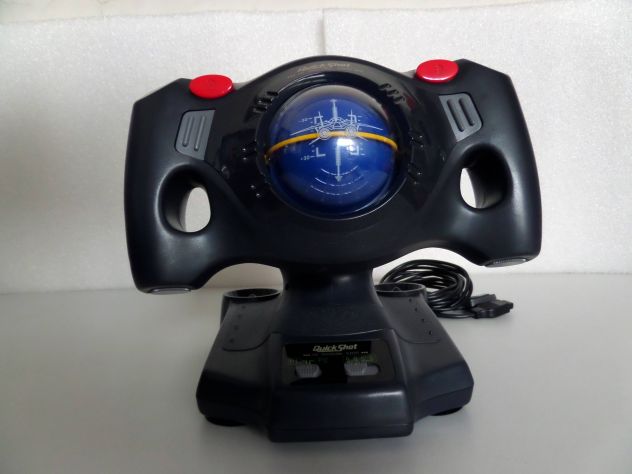 Volante Aereospaziale Quickshot QS-155 anni 80 Commodore, Atari, Amiga - Foto 6