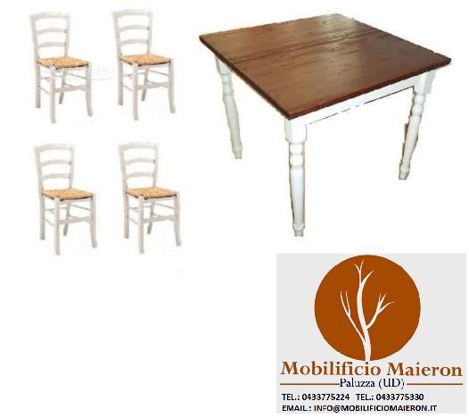 Set Tavoli sedie ristorante cod 102 shabby chic