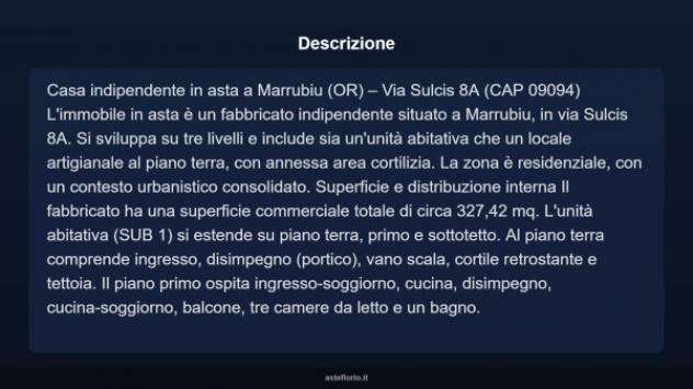 Immobile in asta di 327 m² con più di 5 locali in vendita a Marrubiu - Foto 4