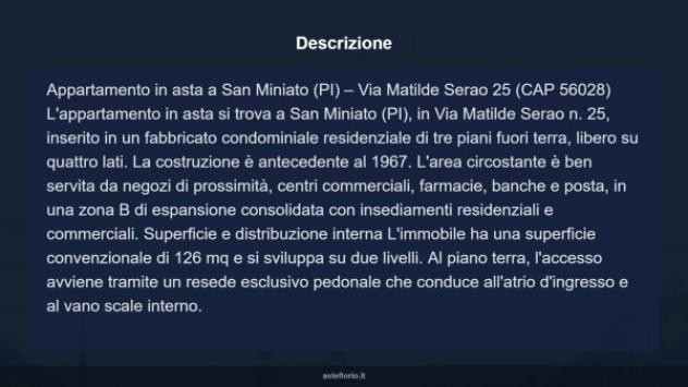 Immobile in asta di 126 m² in vendita a San Miniato - Foto 15