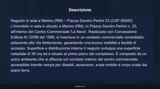 Immobile in asta di 39 m² in vendita a Marino - Foto 5