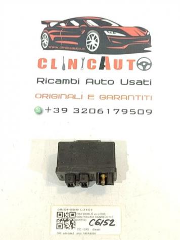 CENTRALINA CANDELETTE FIAT Doblo Serie 0281003018 188A9000 diesel 1248 (0005)