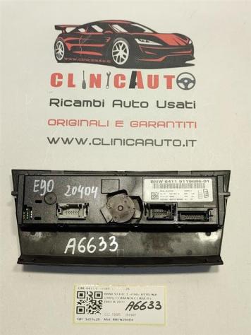 COMANDI CLIMA BMW Serie 3 E90 Berlina 6411 9119686 M47N204D4 (0508) - Foto 3