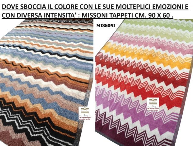 TAPPETI MISSONI CM. 90 X 60