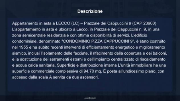Immobile in asta di 94 m² in vendita a Lecco - Foto 16