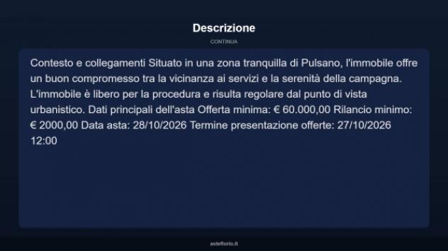 Immobile in asta di 121 m² in vendita a Pulsano - Foto 4