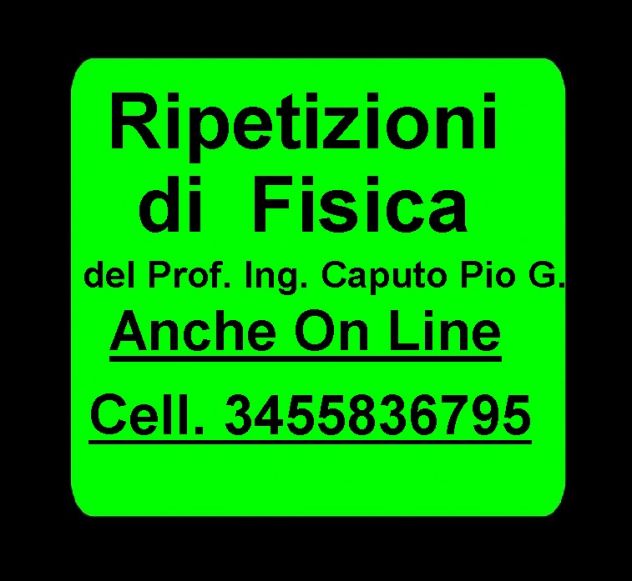 RIPETIZIONI DI FISICA ON LINE