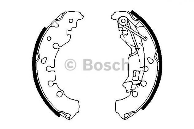 Bosch Kit Ganasce Freno 986487702