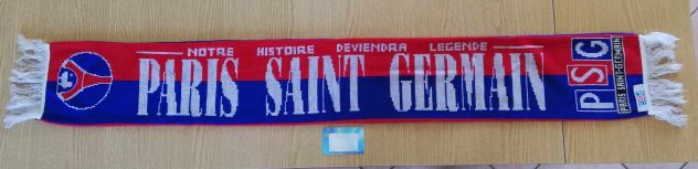 Sciarpa Ufficiale Paris Saint-Germain PSG II 2022/23 - 100% Acrilico - 140 Cm