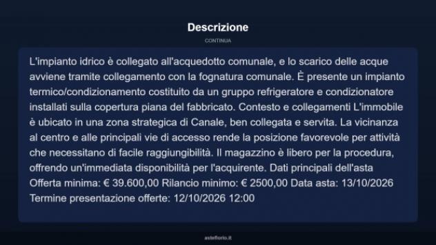 Immobile in asta di 412 m² in vendita a Canale - Foto 8