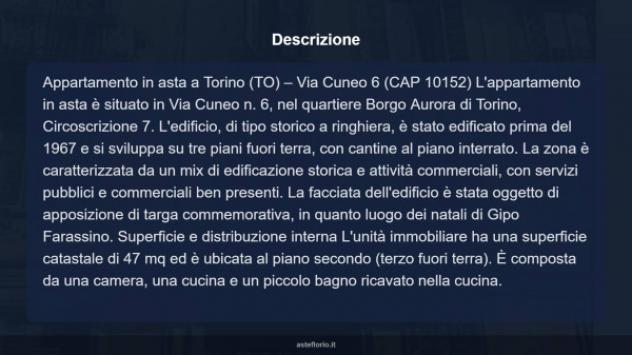 Immobile in asta di 47 m² in vendita a Torino - Foto 6