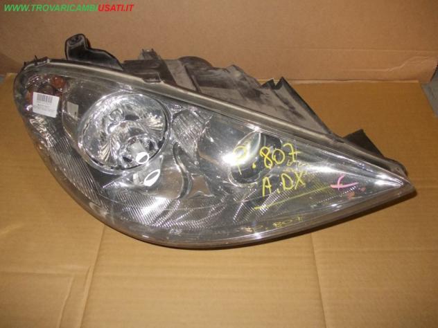 PROIETTORE D. PEUGEOT 807 (V2) Parti elettriche Fanaleria Proiettori Proiettore ant. PEUGEOT - 807 - 01-10-2002 - 01-10-2013