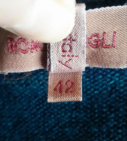 CARDIGAN CORTI BLU E ROSSO ROMEO GIGLI - Foto 8