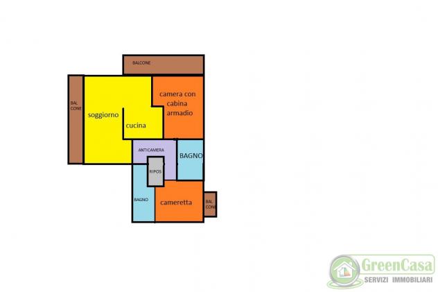 APPARTAMENTO di 3 vani e di 100 mq (ORNAGO) rif. IGC 3 LOCALI. ORNAGO - Foto 18