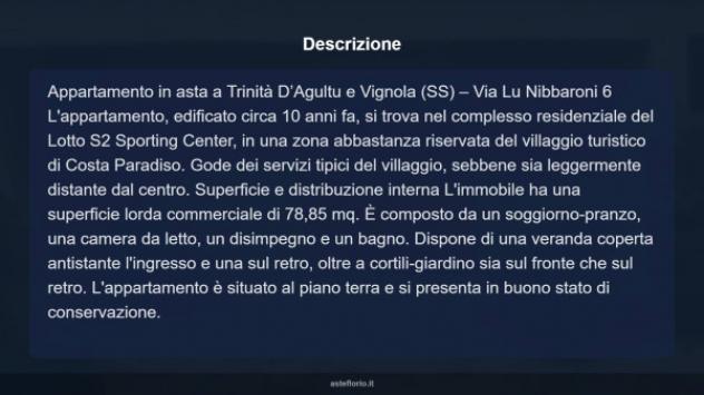 Immobile in asta di 140 m² in vendita a Trinità d'Agultu e Vignola - Foto 14