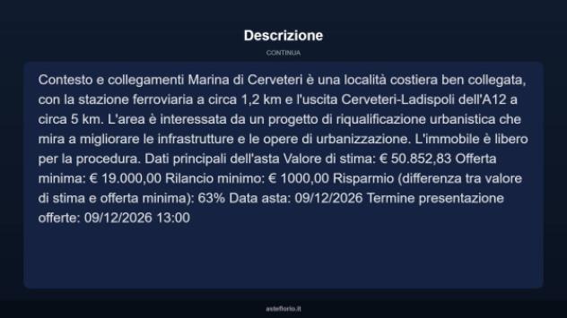 Immobile in asta di 29 m² in vendita a Cerveteri - Foto 10
