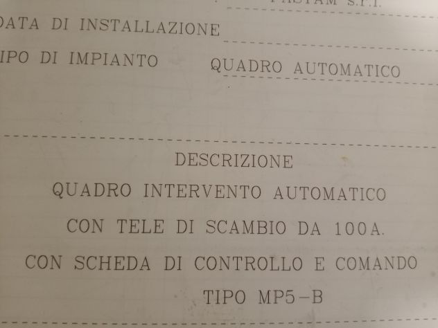 QUADRO ELETTRICO X GRUPPO ELETTROGENO CON PARTENZA AUTOMATICA - Foto 6