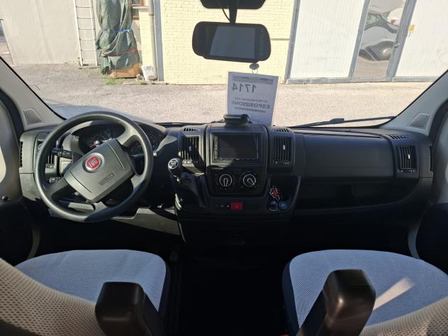 CAMPER ELNAGH DUCATO SEMINTEGRALE 6 POSTI SEMIDINETTE BASCULANTE LETTO MATRIMONIALE GARAGE CLIMATIZZATORE FOTOVOLTAICO CAMPEGGIO USATI GENERALI 1714 - Foto 9