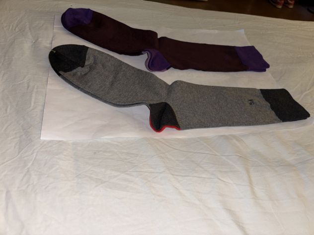 2 CALZE NUOVE DA UOMO IN COTONE FIRMATE ORIGINALI”PAUL SMITH”MADE IN ITALY - Foto 10