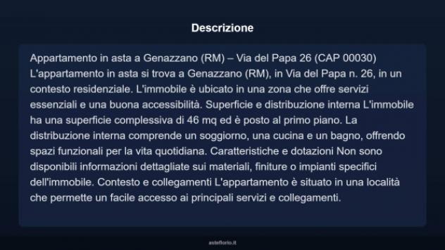 Immobile in asta di 46 m² in vendita a Genazzano - Foto 4