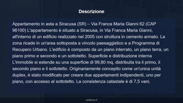 Immobile in asta di 99 m² in vendita a Siracusa - Foto 18