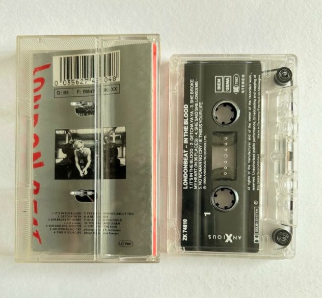 Musicassetta MC LONDONBEAT in the blood Etichetta:Anxious Records–ZK 74810 - Foto 3