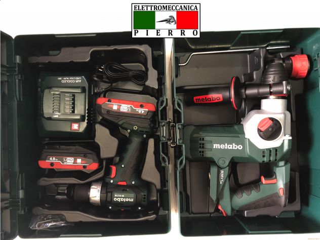COMBO SET SB 18 LTBL-2X4,0 LiHD+KHA 18 LTX BL24Q+ML MACCHINE A BATTERIA NEL KIT