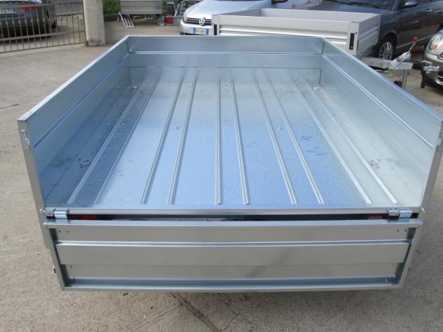 Rimorchio Cresci A6 750/600 Kg cm175x141x36H con freni - Foto 10