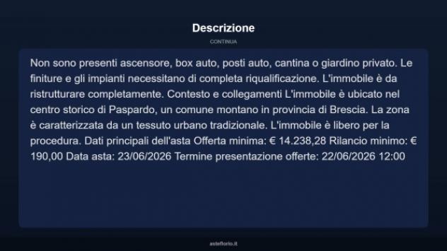 Immobile in asta di 60 m² in vendita a Paspardo - Foto 7