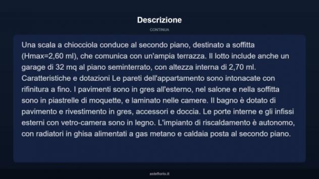 Immobile in asta di 125 m², box auto in vendita a Polverigi - Foto 4