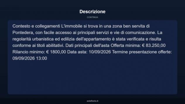 Immobile in asta di 82 m² in vendita a Pontedera - Foto 11