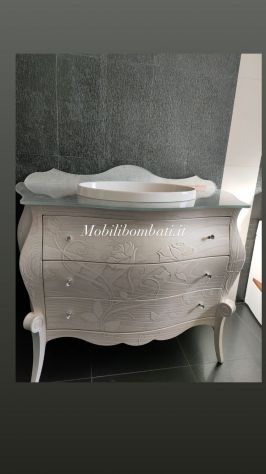 Mobile bagno barocco bombato nuovo - Foto 2