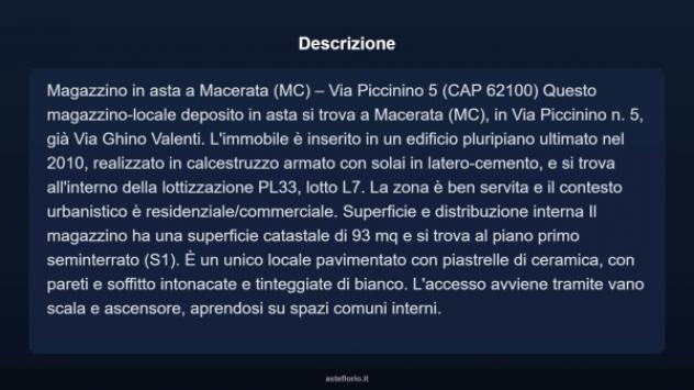 Immobile in asta di 93 m² in vendita a Macerata - Foto 4