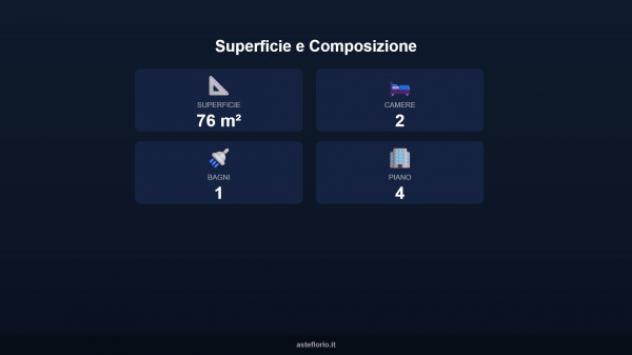 Immobile in asta di 76 m² in vendita a Roma - Foto 5
