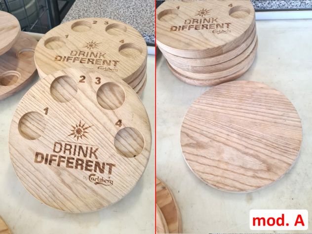 organizzatori di bicchierini in legno usati - Foto 6