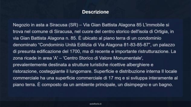 Immobile in asta di 17 m² in vendita a Siracusa - Foto 9