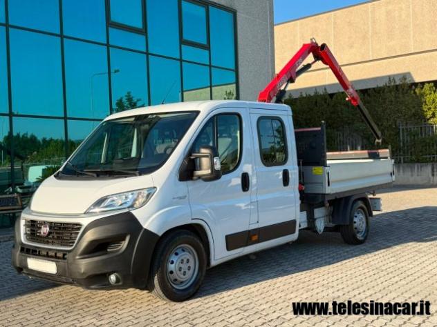 FIAT DUCATO 2.3 MTJ 7 POSTI GRU E CASSONE FISSO rif. 23798971 - Foto 2