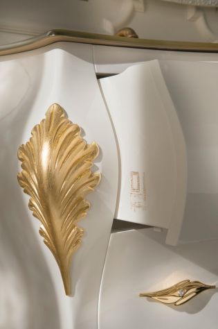 Mobile bagno stile barocco moderno massello top oro24k - Foto 2