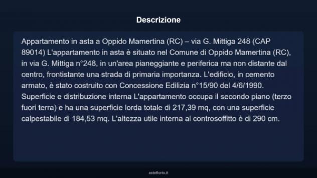Immobile in asta di 234 m² con più di 5 locali in vendita a Oppido Mamertina - Foto 4