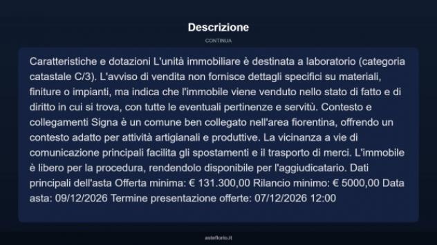 Immobile in asta di 276 m² in vendita a Signa - Foto 4