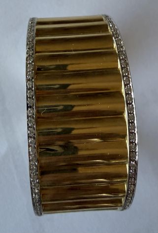 Bracciale in oro 18 Kt con brillanti - Foto 3