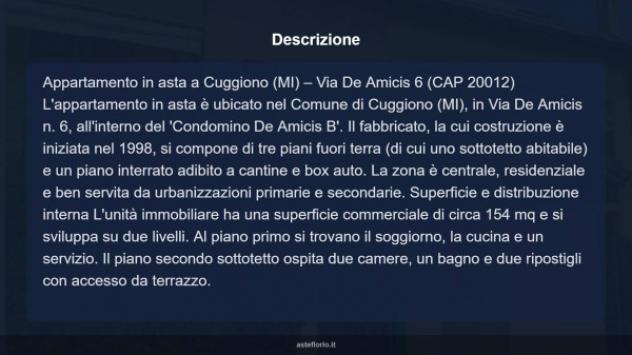 Immobile in asta di 154 m², box auto in vendita a Cuggiono - Foto 4