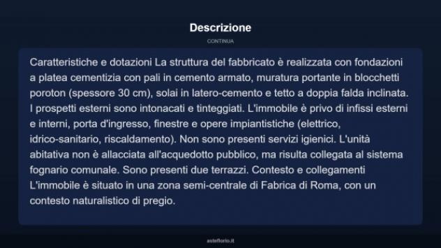 Immobile in asta di 458 m² in vendita a Fabrica di Roma - Foto 13