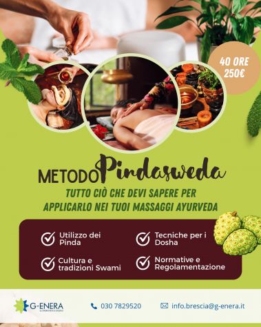 Corso di Massaggio Ayrveda con metodo Pindasweda